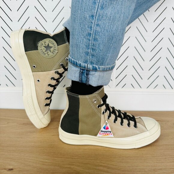 ❤️❤️Converse Chuck Taylor All Star 70 Hi Women Shoes 8.5 Sneakers Beige A06534C - Picture 1 of 11